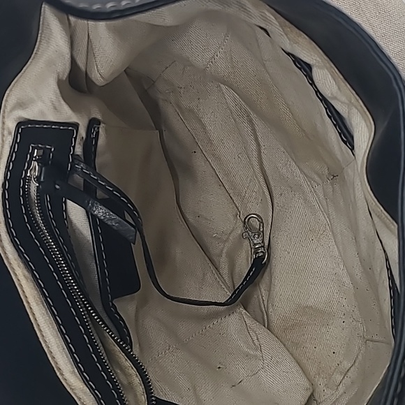 Vintage MICHAEL Michael Kors black leather tote bag - Picture 11 of 13